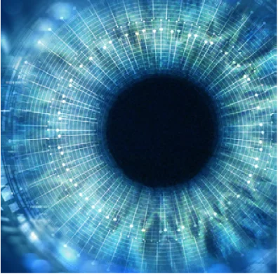 Digitális szem nagyítva