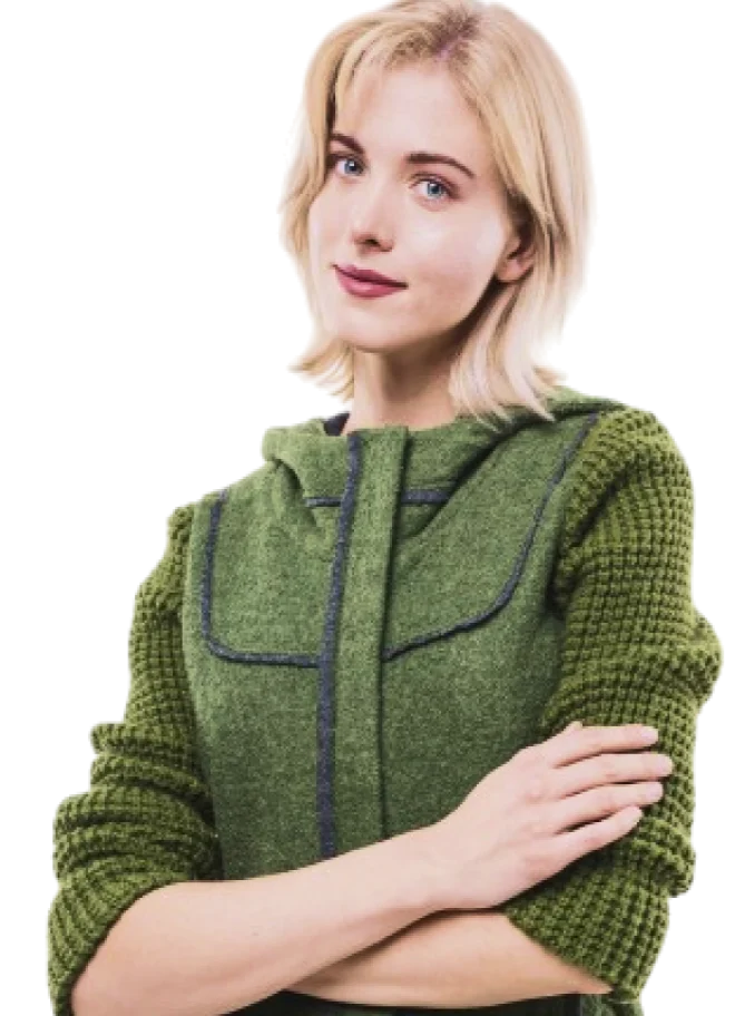 Fiatal lány szemüveg nélkül